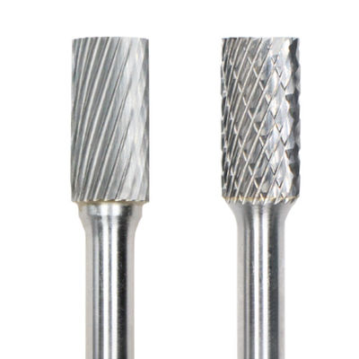 SB cylindrique avec bout de carbure coupé 19mm coupé Dia avec 6mm Shank Dia Carbide fichiers rotatifs
