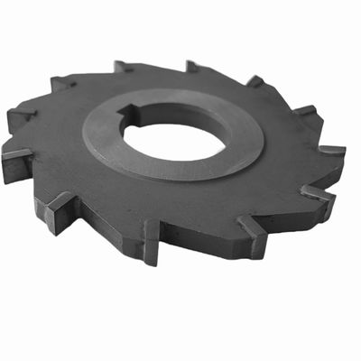 Bon prix 100 × 8 × 32 mm Arbor Hole Side Milling Cutter 12 dents de carbure à pointe de lame de scie circulaire en ligne