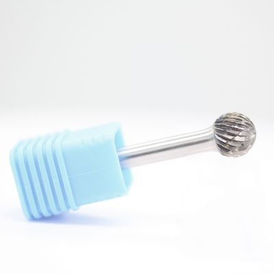 Bon prix Pièces de broyeur à matrices en acier tungstène rotatif en carbure en forme de boule de fichier de coupe de 5/16