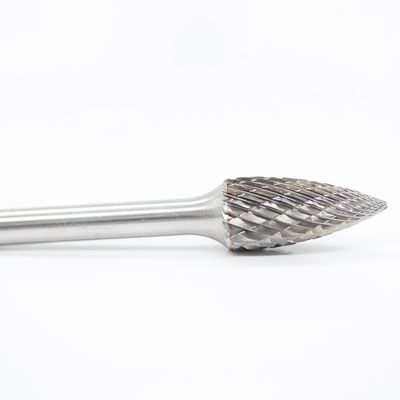 Bon prix SG-3 Fichier rotatif en carbure de tungstène en forme d'arbre pointu avec une perceuse de fraisage à 1/4