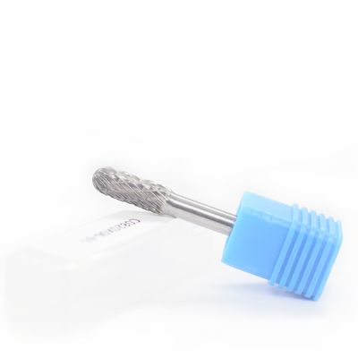 Bon prix SC Cylindrical Radius Tungsten Carbide Burrs 8mm*20mm With 6mm Shank Standard Double Cut en ligne