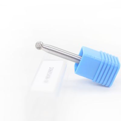 Bon prix Forme de boule en D-Ball Forme de boule en carbure de tungstène Forme de boule de 6 mm * 5 mm double coupe standard avec une tige de 6 mm en ligne