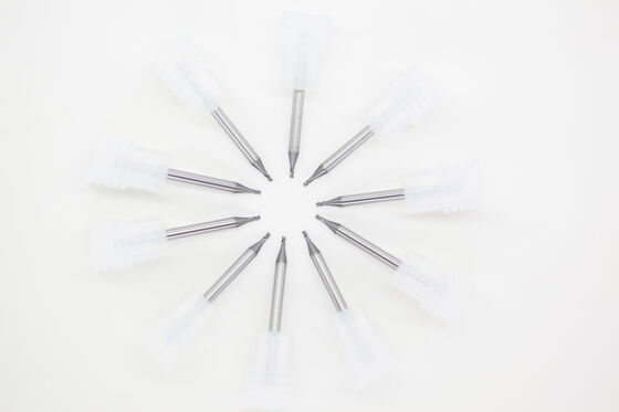 Bon prix Fraises en bout à micro-diamètre à hélice variable à 3 cannelures de 0,047 pouces pour alliages d'aluminium, revêtement PVD en alliage de cuivre en ligne