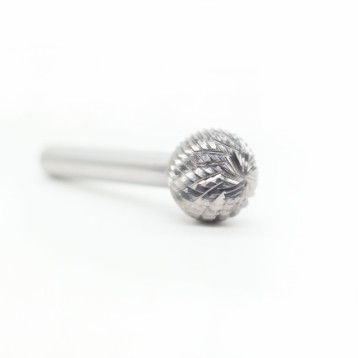 19mm Cut Dia D-Ball Shape Carbide Burrs With 8mm Shank Dia  Double Cut Carbide Rotary Burr