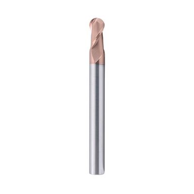 Bon prix 10 mm Dia R5*10*20*10*75 2Flutes TiAISiN Carbide Ball Nose End Mill Pour l'acier au carbone alliage d'acier en fonte en ligne