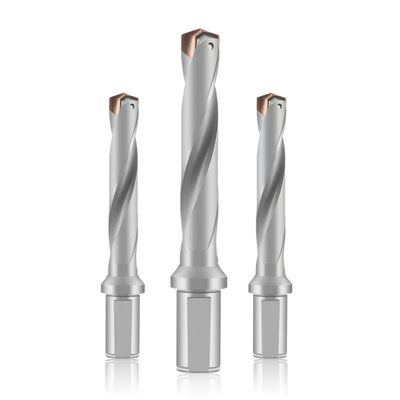 Bon prix Forage à couronne à flûte en spirale 14D Bit Carbide Hole Cutter Forage à profondeur indexable en ligne