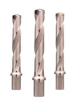 Bon prix Forage par carbure de tungstène 7D Bits de forage en acier Flûte en spirale indexable Outils de forage de trous profonds en ligne