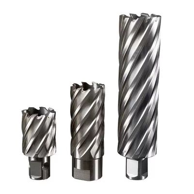 Bon prix OEM 100mm HSS coupeuse annulaire 19.05mm coupeuse à perceuse magnétique à charnière pour trou profond en ligne