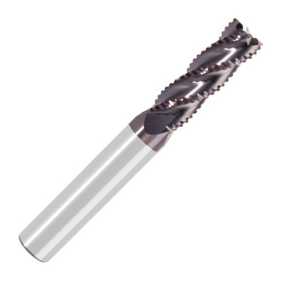 Bon prix 6 mm HRC60 3 Carbure de flûte fin de rugosité moulins pour l'acier AITiN revêtu en ligne