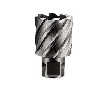 Bon prix Coupeuse annulaire HSS de 25 mm de profondeur 19.05 mm de charnière en spirale à grande vitesse Coupeuse annulaire en acier en ligne