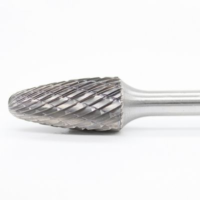 Bon prix SF Arbre Radius Fin Carbure de tungstène Burr Double Coupe 1/4 