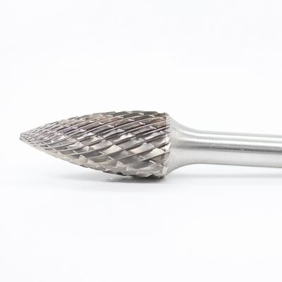 SG-5 Carbide Burr Tree Pointed-End Double Cut pour le broyeur à matrices 1/2 