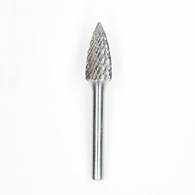 SG-51 1/4' solide Carbide Burr Pointu Arbre Carbide Burr sur 1/8 
