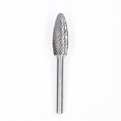 Bon prix SH-1 en forme de flamme solide de carbure de tungstène Burr 1/4 