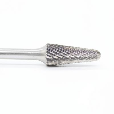 qualité Fraise en carbure de tungstène SL-1, Double coupe, 1/4 "X 5/8" avec 2 "de longueur hors tout, fraises rotatives robustes pour la construction navale usine