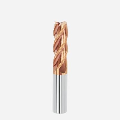 Bon prix 10 mm Dia 10*25*10*75 TiAISiN enduit 4 flûtes plates Carbide Carré Fin de moulin Pour l'acier au carbone alliage d'acier de fonte en ligne