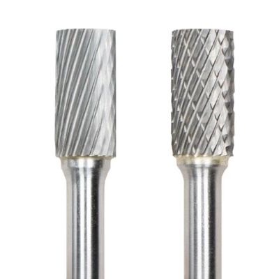 Type de flûte coupure simple SA cylindre Carbide Burrs 6 mm charnière sans bout coupure 70 mm longueur totale