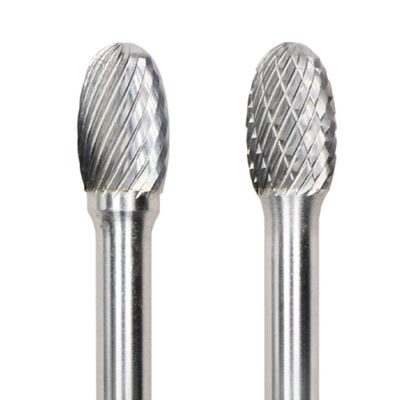 Bon prix SE 12mm Carbide Burr Die Grinder Bit Tungstène Carbide Burr Fichier rotatif en forme ovale sur une tige de 8 mm en ligne