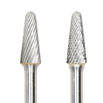 Type de flûte coupure simple 12mm*28mm SL forme conique avec borne d'extrémité de rayon 6mm longueur de coupe de la tige 28mm pour la perceuse de broyeur