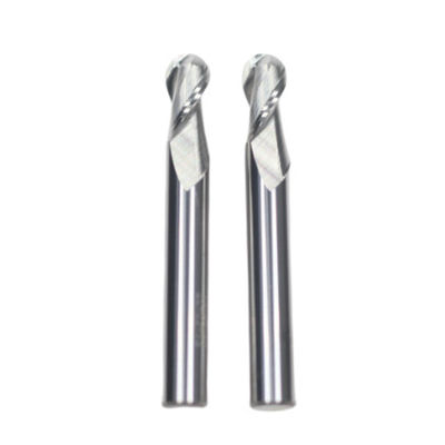 Bon prix HRC 55° R5*10*20*10*75 2 Flûtes Moulin de bout de nez à bille pour l'aluminium sans revêtement en ligne