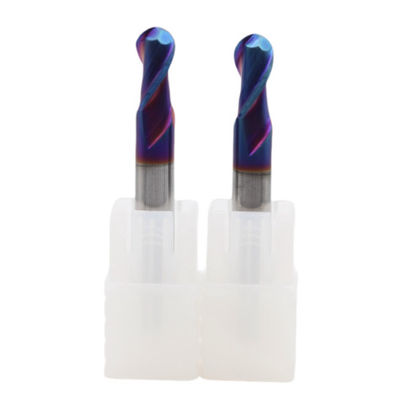 Bon prix HRC 65 R1.5*3*6*3*50 Dia TiAISiN revêtu de 2 flûtes Coupeuse à billes de carbure en ligne