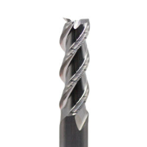Bon prix 18 mm Dia HRC55 3 flûtes Fin de carburé plat moulins pour l'aluminium coupe non recouverte longueur 45 mm 18 * 45 * 18 * 100 pour la personnalisation en ligne