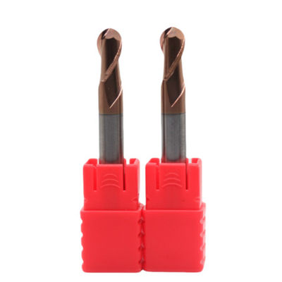 Bon prix 3mm Dia R1.5*3*6*3*50 2Flutes TiAISiN Carbide Ball Nose End Mill Pour l'acier au carbone alliage d'acier en fonte en ligne