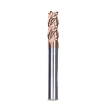 Bon prix 12*30*12*75 TiAISiN enduit de 4 flûtes plates Carbure Carbure Carré fin de broyeur pour l'acier au carbone alliage d'acier en fonte Diamètre de coupe de fer 12 mm en ligne