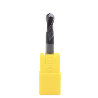 Bon prix Diamètre de la charnière 6 mm R3*6*12*6*50 2 Flûtes Moulin de bout de bille AITiN enduit pour acier au carbone alliage d'acier inoxydable en ligne