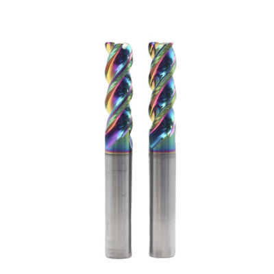 Bon prix 10C0.5*75 3Flutes DLC Coating High Efficiency Solid Carbide Dynamic End Mill pour le rugissement intégré et l'usinage de précision en aluminium en ligne