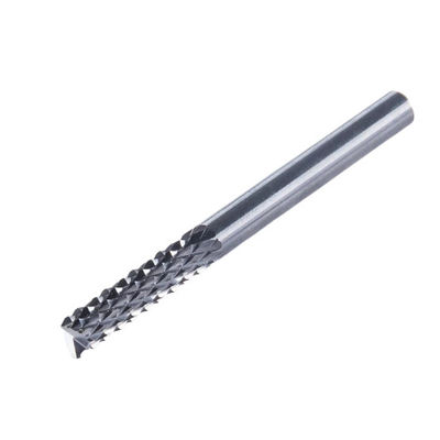 Bon prix Non recouvert 4,0*12*45L*4 Carbide solide Maïs dents de fin de broyeur CNC routeur Maïs Bit en ligne