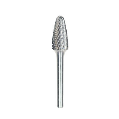 qualité SF-5 Radius de l'arbre Fin du carburé de tungstène Burr 1/4" Standard Double Cut Die Grinder Débureur Bits usine
