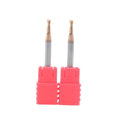 qualité 3mm Dia 3*8*6*50 TiAISiN enduit de 2 flûtes Flat Carbide fin de broyeur pour l'acier au carbone alliage d'acier en fonte usine