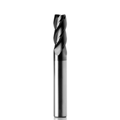 Bon prix 4 Flute acier fin de moulin 35 degrés Helix Angle AITiN revêtus fin de moulins pour l'acier 8 mm charnière en ligne