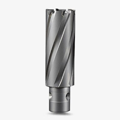 Coupe de diamètre de 60 mm X profondeur de coupe de 100 mm TCT Coupeurs annulaires 18 mm Fein Quick In Shank Carbide Coupeuse à pointe