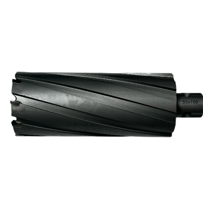 Qualité 100mm Cut Depth TCT Annular Cutter 18mm-250mm Cut Dia Core Drills | H11 Body K30 Carbide Tips Usine